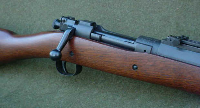 Detalle de la acción del Springfield M1903