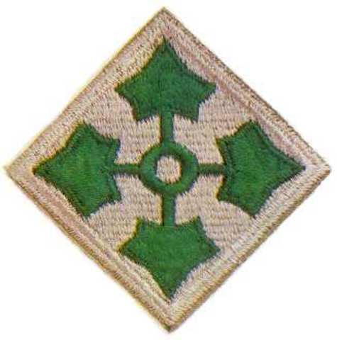 Emblema de la 4ª División de Infantería de los EE.UU.