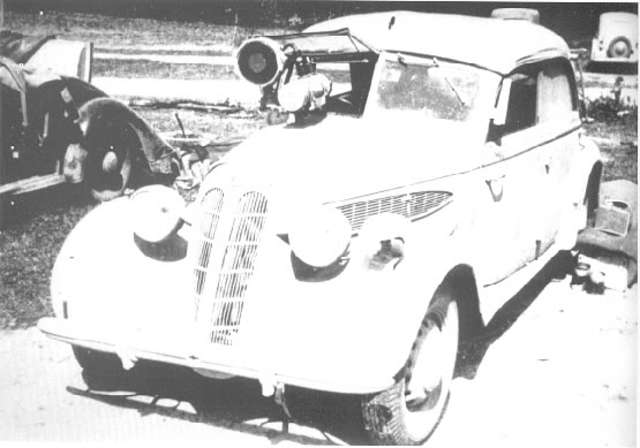 Equipo de observación infrarroja FG1250 instalado en un vehículo