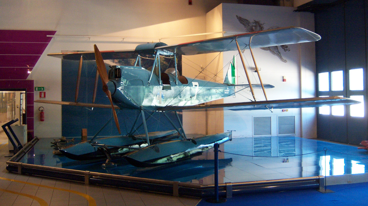 Caproni CA-100 Caproncino con número de Serie MM56271. Conservado en el Museo dell aeronautica Gianni Caproni de Trento, Italia