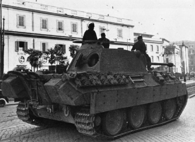 Panther Ausf. A en Roma. Otoño de 1943