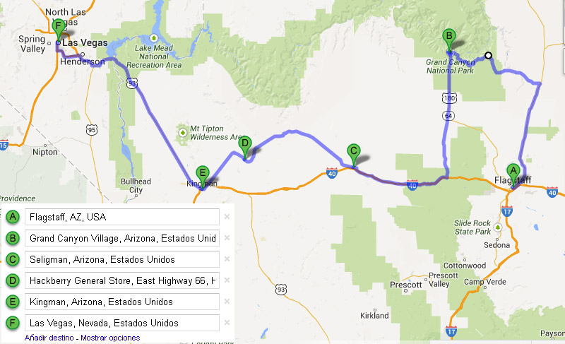 DIA 11: Gran Cañón – Ruta 66 – Las Vegas - 18 días por la Costa Oeste de Estados Unidos: un sueño hecho realidad (1)