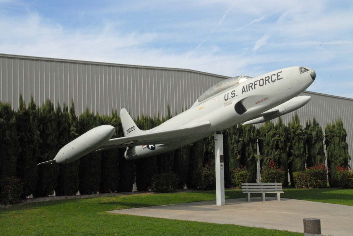 Lockheed P-80C con número de Serie 40-0505 conservado en el Western Museum of Flight, en Torrance, California