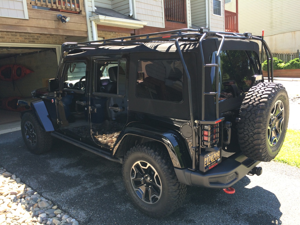Roof rack for full soft top use | Jeep Wrangler Forum