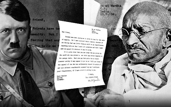 Carta de Mahatma Gandhi a Adolf Hitler