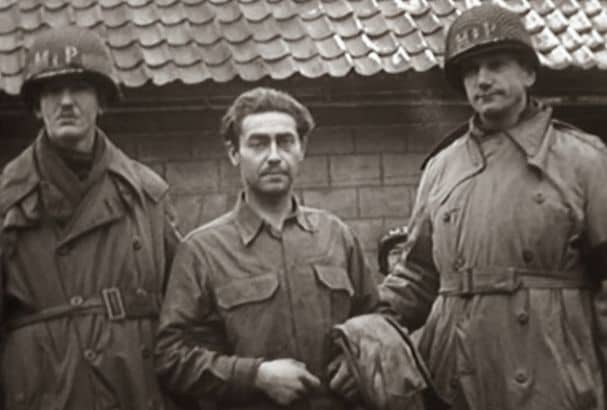Comando alemán capturado por la policía militar norteamericana