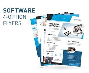 Software Company Flyers - 4 Options - 2