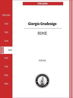 Giorgio Gradenigo - Rime (2011)